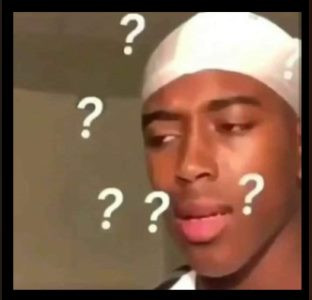 Anh da đen đội khăn trắng mắt liếc đầy dấu hỏi - Kho Ảnh Chế