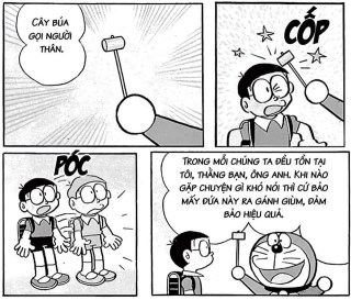 Bảo bối cây búa gọi người thân của Doraemon (lấy thằng bạn, ông anh thế thân chuyện khó nói) - Kho Ảnh Chế