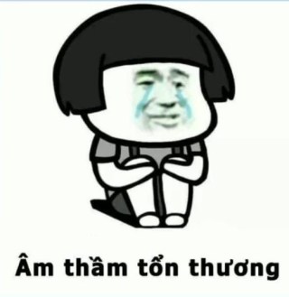 Đầu nấm khóc ôm gối âm thần tổn thường - Kho Ảnh Chế